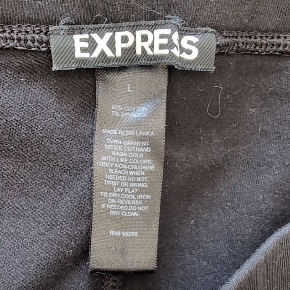 Express Black Patterned Leggings - image 4